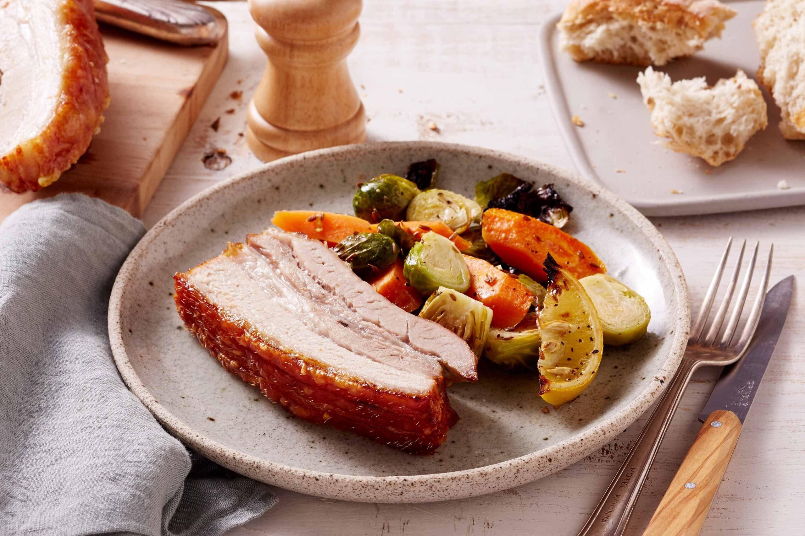Pork belly and Vegetables